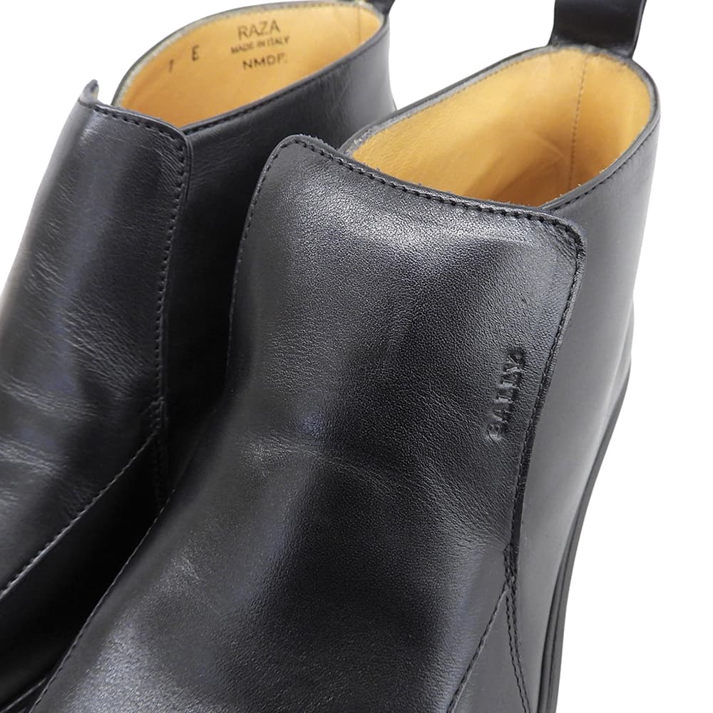 BALLY バリー 新品同様 レザー RAZA ミドルカット シューズ メンズ 黒 ブラック 7E 6127863 シューズ