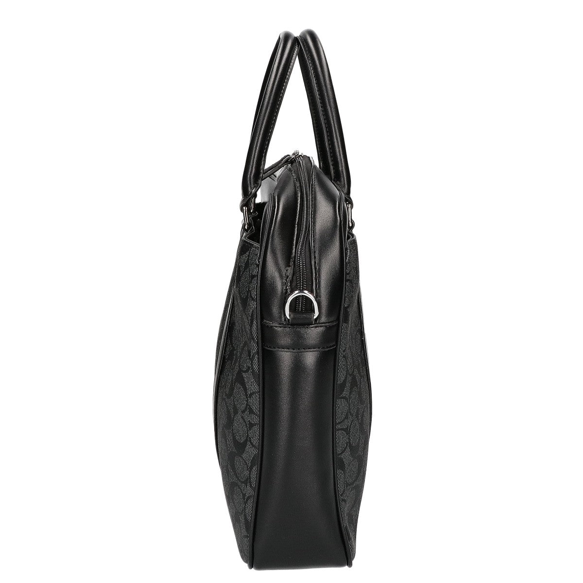 COACH コーチ シグネチャー PVC/レザー 2WAY ブリーフケース ビジネスバッグ ブリーフケース
