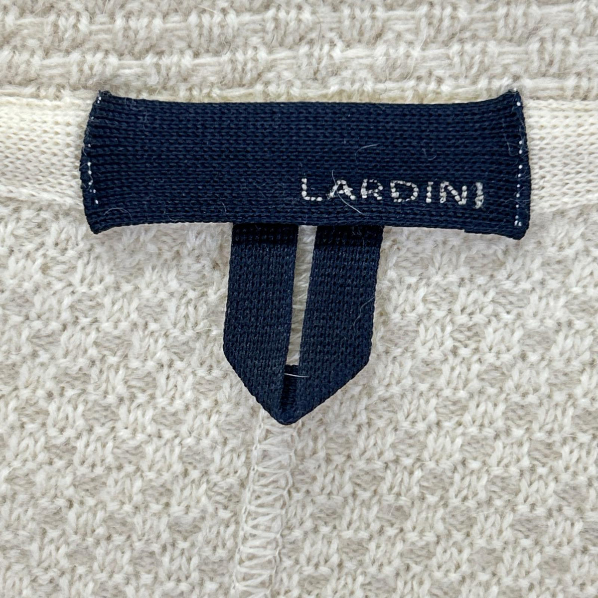 LARDINI ラルディーニ IELJM20 ベージュ ウールアルパカ ニットジャケット ジャケット