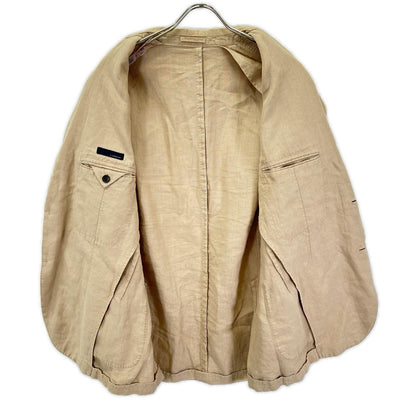 LARDINI ラルディーニ PT320AV-40 ベージュ×グレー グラデーションデザイン サイドベンツ テーラードジャケット ジャケット