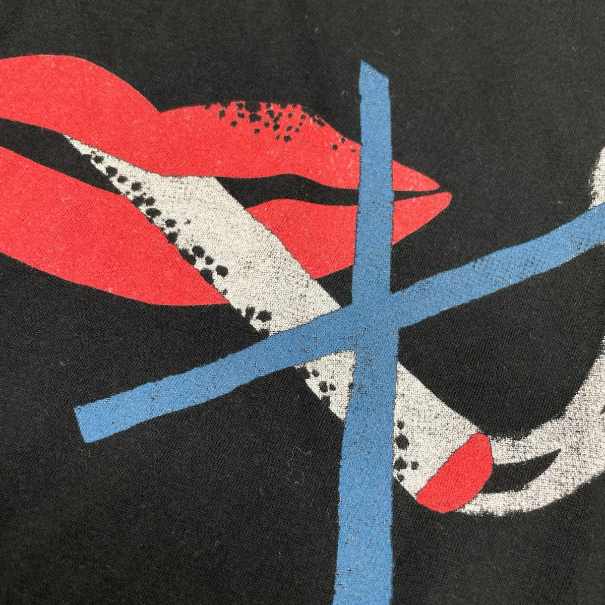 SAINT LAURENT PARIS サンローランパリ 482676 17年製 ノースモーキング リップ Tシャツ トップス