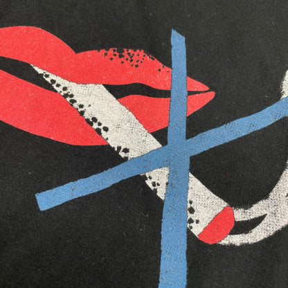 SAINT LAURENT PARIS サンローランパリ 482676 17年製 ノースモーキング リップ Tシャツ トップス