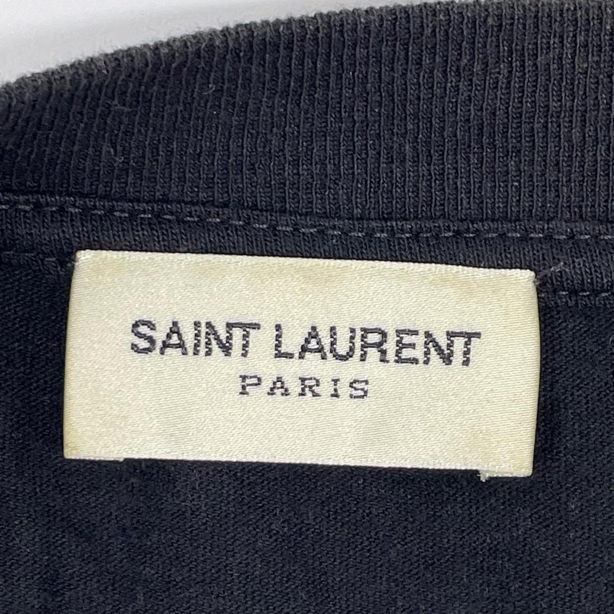 SAINT LAURENT PARIS サンローランパリ 482676 17年製 ノースモーキング リップ Tシャツ トップス