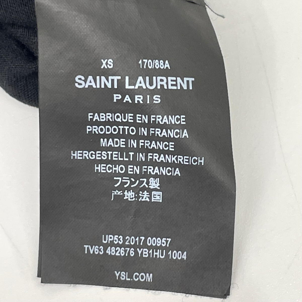 SAINT LAURENT PARIS サンローランパリ 482676 17年製 ノースモーキング リップ Tシャツ トップス