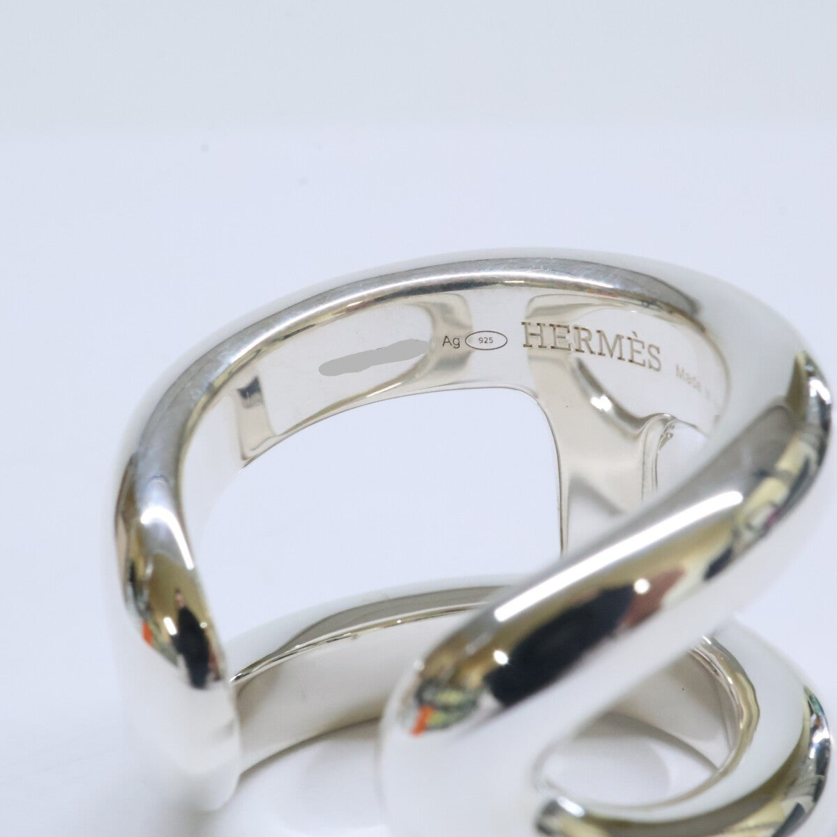 HERMES エルメス 新品仕上げ済み 25年製 Ag925 オズモズGM リング 指輪