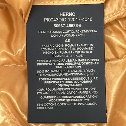 HERNO ヘルノ PI0043DIC-12017-4046 コーラルピンク イコニコ アミンタ 撥水 七分袖 ケープ ジャケット ジャケット