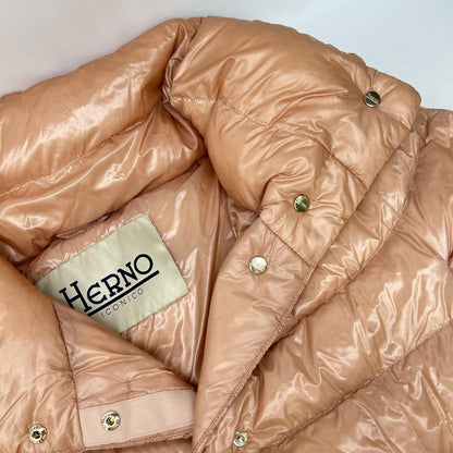 HERNO ヘルノ PI0043DIC-12017-4046 コーラルピンク イコニコ アミンタ 撥水 七分袖 ケープ ジャケット ジャケット