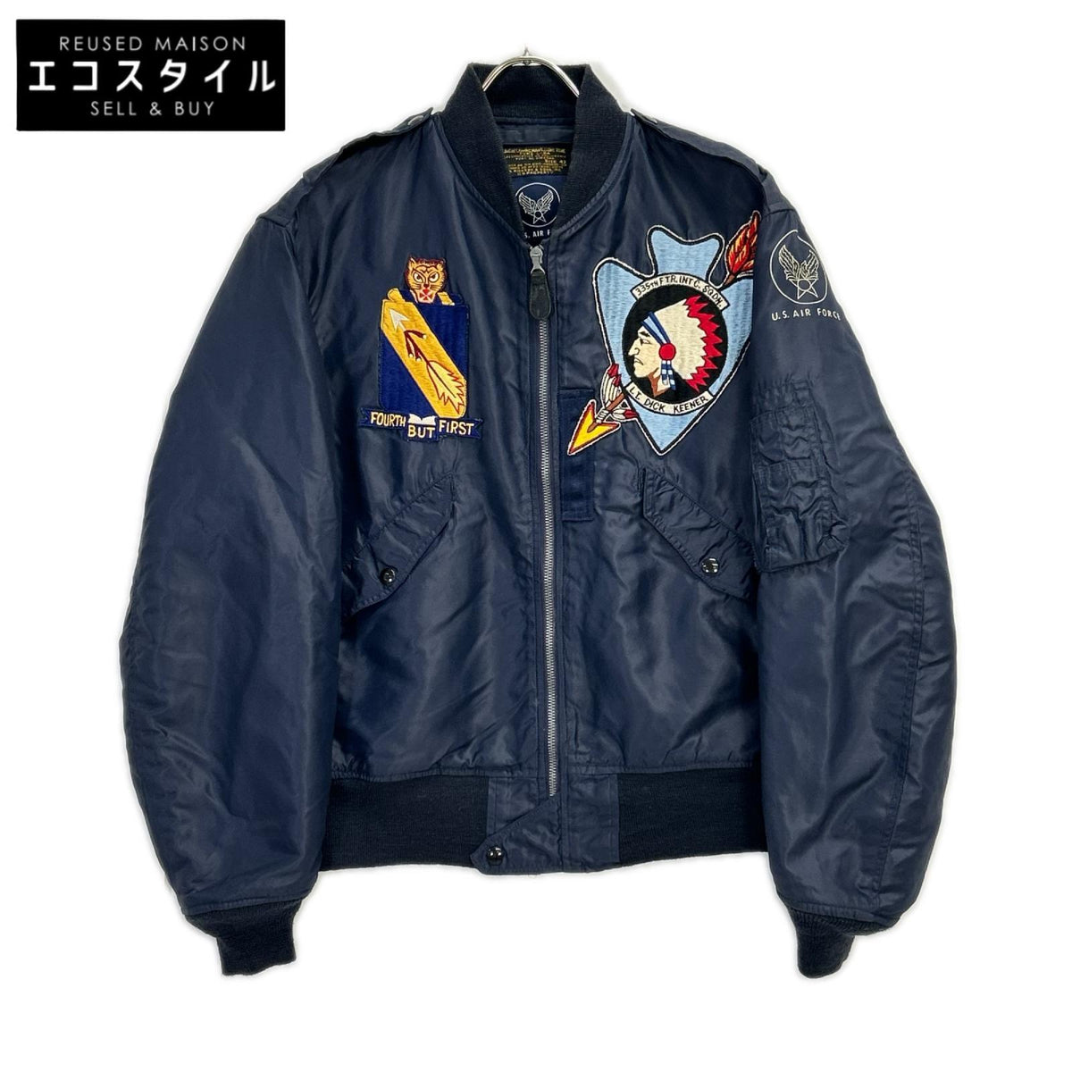 BUZZ RICKSON'S バズリクソンズ ネイビー BR11132 BR11529 L-2A ワッペンカスタム ミリタリーフライトジャケット ジャケット