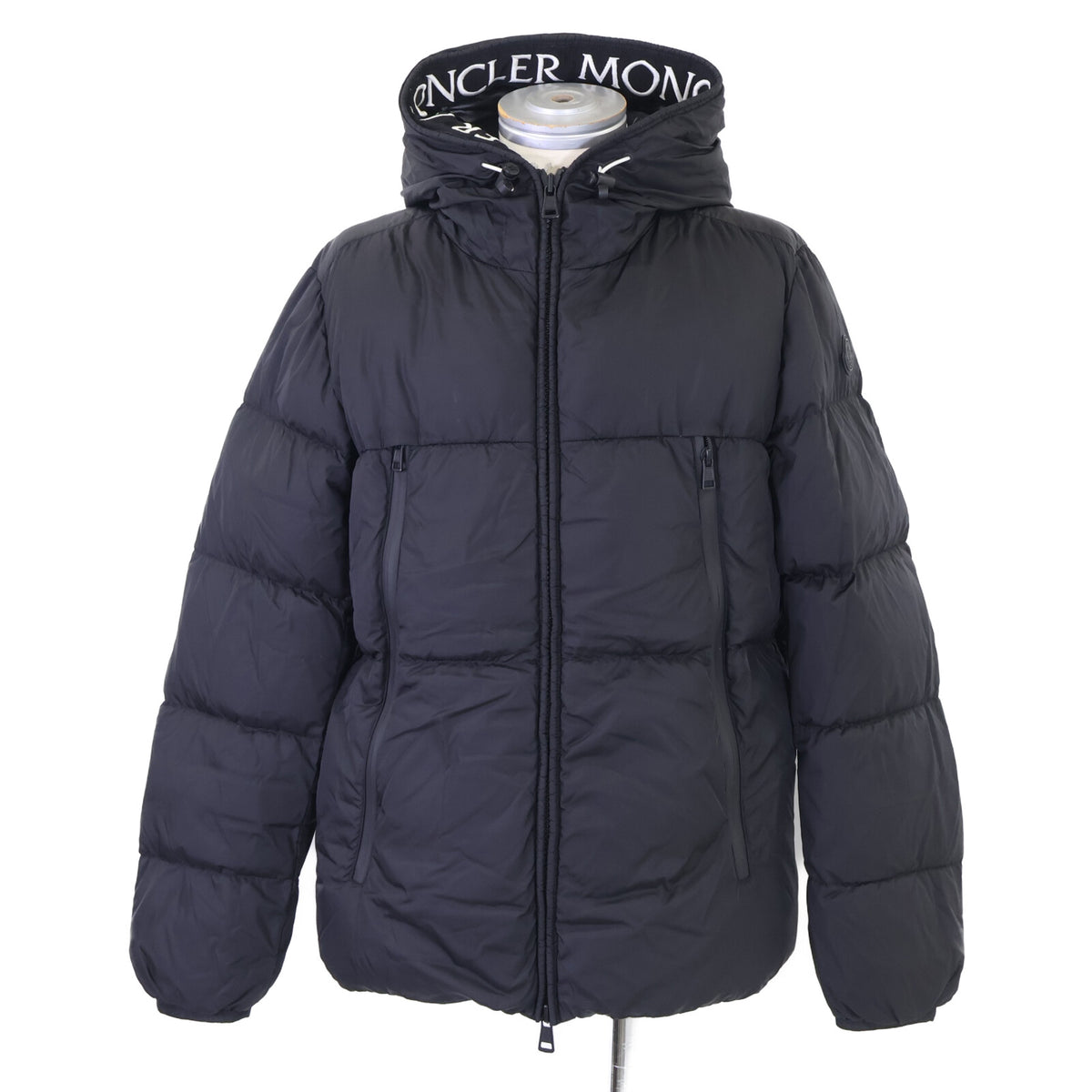 MONCLER モンクレール 【美品】MONTCLAR モンクラ 内側ロゴ刺繍グログランテープ フーディダウンジャケット ジャケット