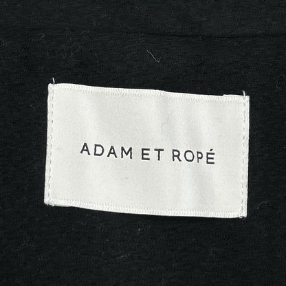 Adam et Rope アダムエロペ 25年製 GAO-25000 ブラック ウールボンディングラグランロングコート コート