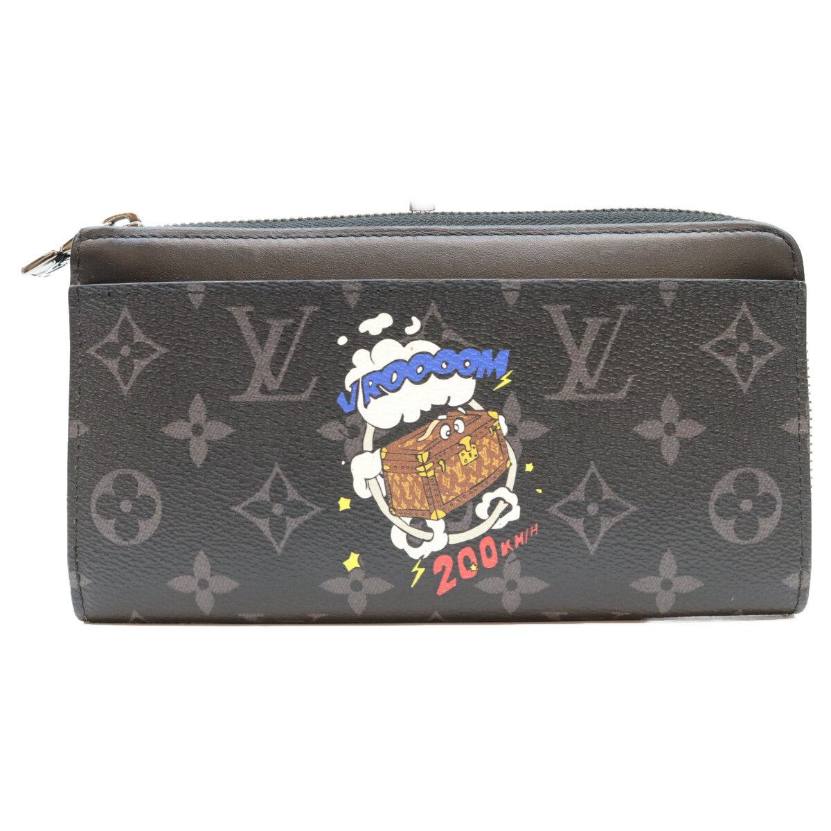 LOUIS VUITTON ルイヴィトン M80994 ブラック モノグラムエクリプス ジッピードラゴンヌ ロングウォレット 長財布 長財布（小銭入れあり）