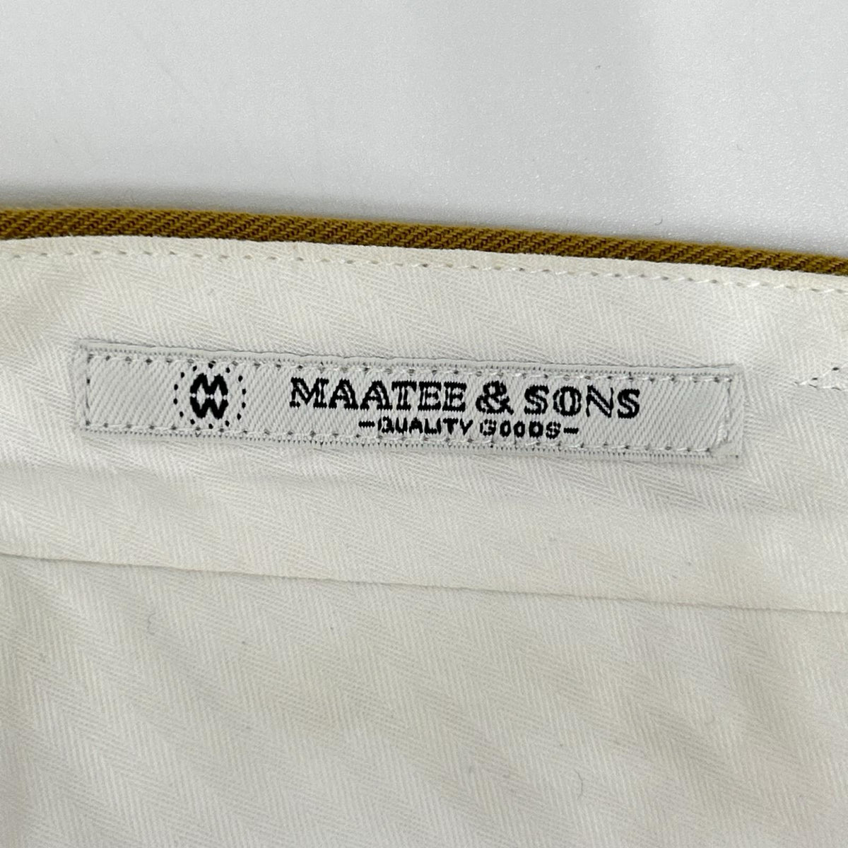 MAATEE&SONS マーティーアンドサンズ MT3103-0207B ベージュ 俺のCHINO-PAN ボトムス