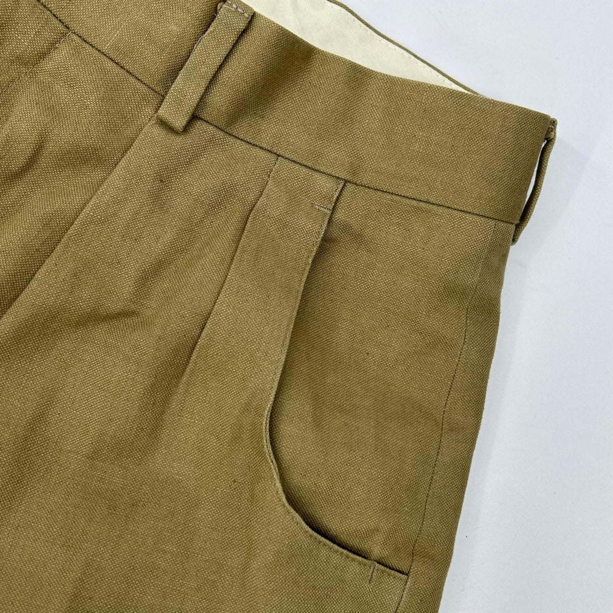 NEAT ニート CARUSO別注 21年 GY74 ベージュ ITALY SINGLE TROUSERS ボトムス