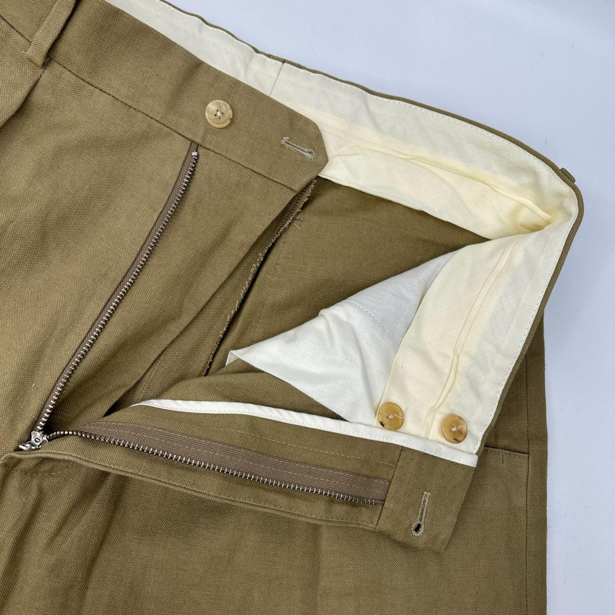 NEAT ニート CARUSO別注 21年 GY74 ベージュ ITALY SINGLE TROUSERS ボトムス