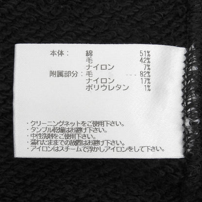 loopwheeler ループウィラー クルーネック ニット スウェット トップス メンズ ブラック M トップス