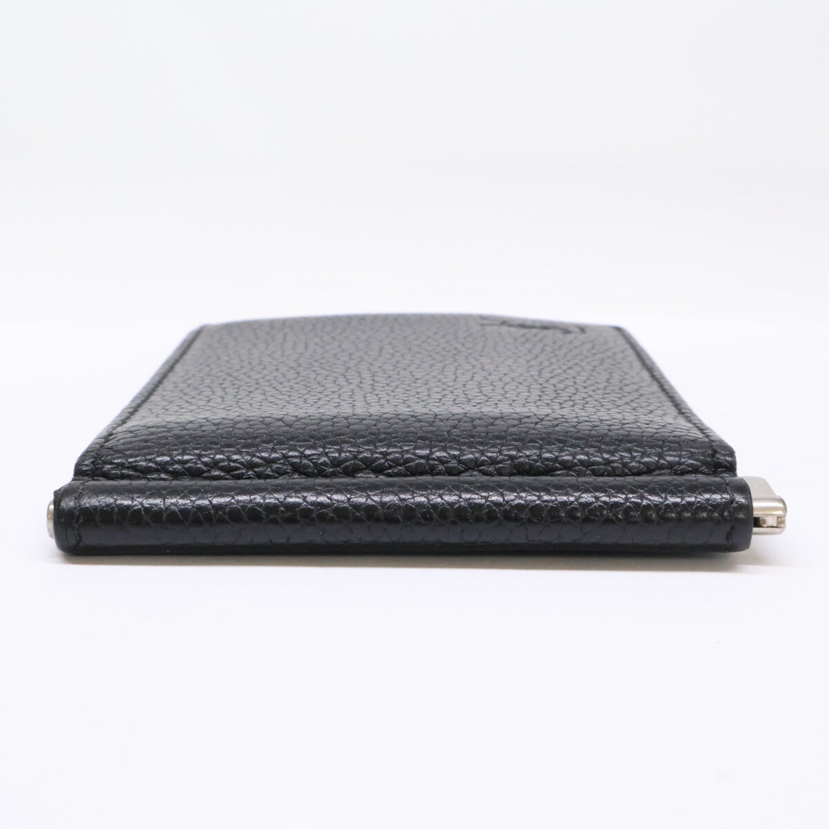 YvesSaintLaurent イヴサンローラン マネークリップ付 レザー 二つ折り財布 二つ折り財布（小銭入れなし）