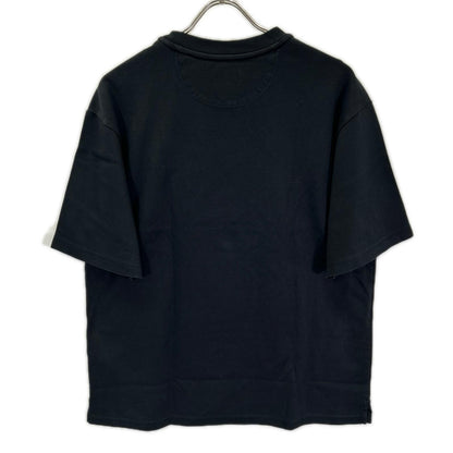 FENDI フェンディ 22年 FY1129AL28 ブラック エンボスロゴ ハーフスリーブコットンジャージーTシャツ トップス