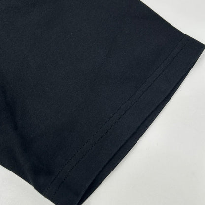 FENDI フェンディ 22年 FY1129AL28 ブラック エンボスロゴ ハーフスリーブコットンジャージーTシャツ トップス
