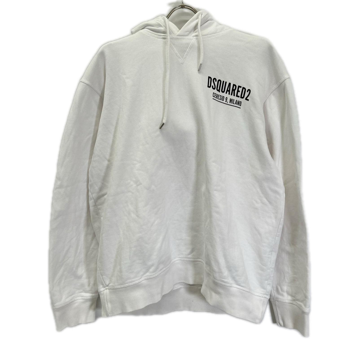 DSQUARED2 ディースクエアード S71GU0451 S25042 ホワイト Ceresio 9 Cool Hoodie パーカー トップス