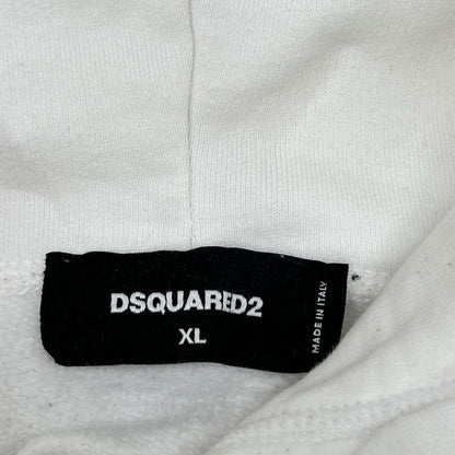 DSQUARED2 ディースクエアード S71GU0451 S25042 ホワイト Ceresio 9 Cool Hoodie パーカー トップス