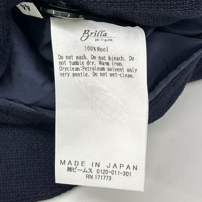 Brilla per il gusto ブリッラ ペル イル グスト 24-16-0332-015 ネイビー ウール DORMEUIL ホップサック ライトジャケット ジャケット
