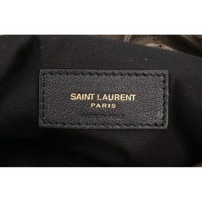 SAINT LAURENT PARIS サンローランパリ 新品同様 781666 JAMIE 4.3 ジェイミー ラムスキン ドローストリング チェーン ショルダーバッグ