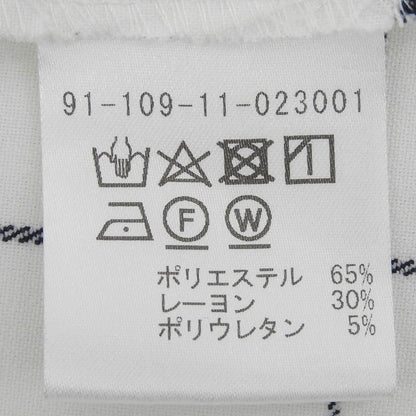ESTNATION エストネーション レーヨン混 ベルト付き チェック ワンピース レディース ホワイト 36 ワンピース