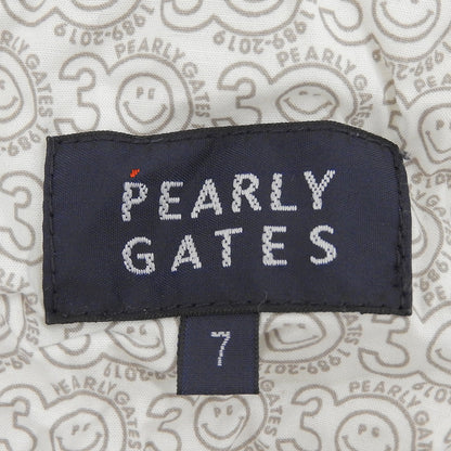 PEARLY GATES パーリーゲイツ ロゴパッチ バックプリント ストレッチ ハーフパンツ ボトムス メンズ ホワイト 7 053-9232701 ボトムス