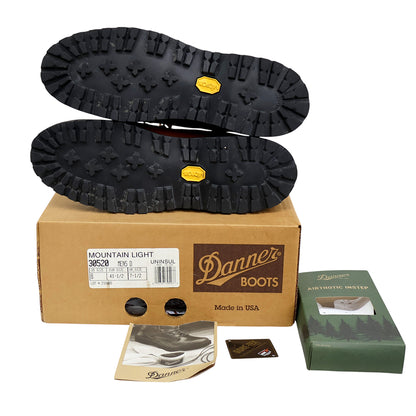 Danner ダナー 美品 マウンテンライト ブーツ シューズ メンズ ブラウン 8 30520 シューズ