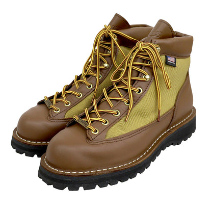Danner ダナー 美品 ダナーライト ブーツ シューズ メンズ ブラウン×カーキ 8 30440 シューズ