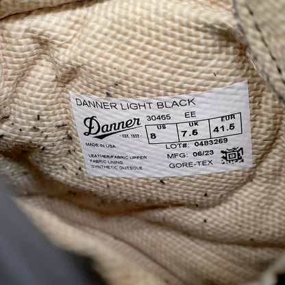 Danner ダナー 美品 ダナーライト ブーツ シューズ メンズ ブラック 8 30465 シューズ