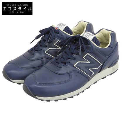NEW BALANCE ニューバランス 英国製 オールレザー スニーカー シューズ メンズ ネイビー 26.0cm M576CNN シューズ