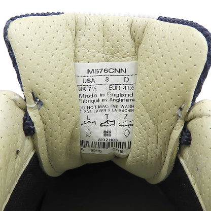 NEW BALANCE ニューバランス 英国製 オールレザー スニーカー シューズ メンズ ネイビー 26.0cm M576CNN シューズ