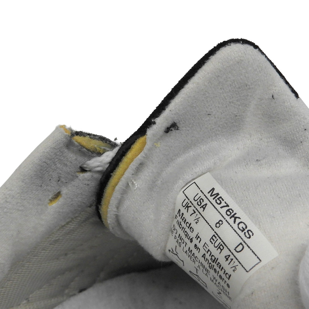 NEW BALANCE ニューバランス 美品 英国製 スエード スニーカー シューズ メンズ ブラック 26.0cm M576KGS シューズ