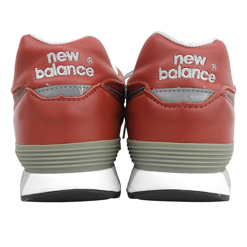NEW BALANCE ニューバランス 英国製 オールレザー スニーカー シューズ メンズ レッド 26.5cm M576RED シューズ