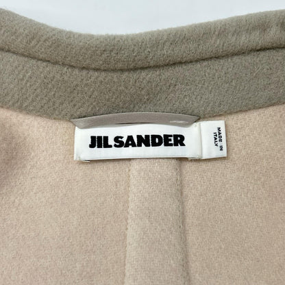 JILSANDER ジルサンダー NW180484 14年 グレー ウール ステンカラー ショートコート コート