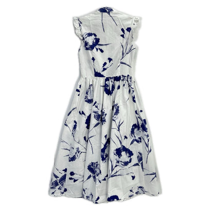 ERDEM アーデム SS25D6WCCP ホワイト フローラル コットン ポプリン ワンピース ワンピース