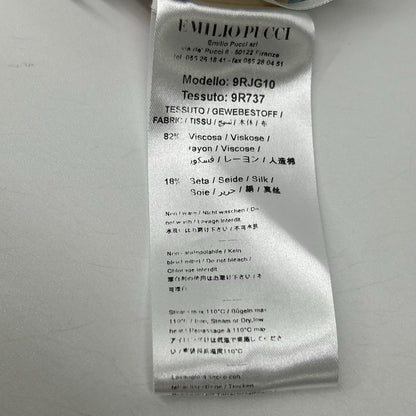EMILIO PUCCI エミリオプッチ 9RJG10 マルチカラー ノースリーブ ワンピース ワンピース