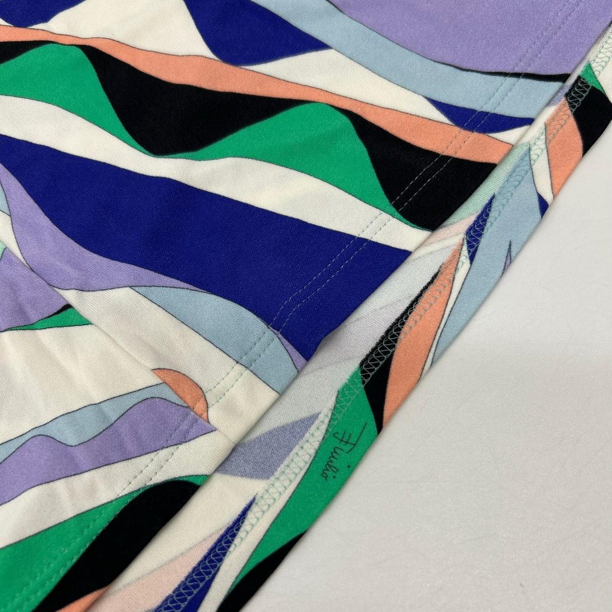 EMILIO PUCCI エミリオプッチ 9RJG10 マルチカラー ノースリーブ ワンピース ワンピース