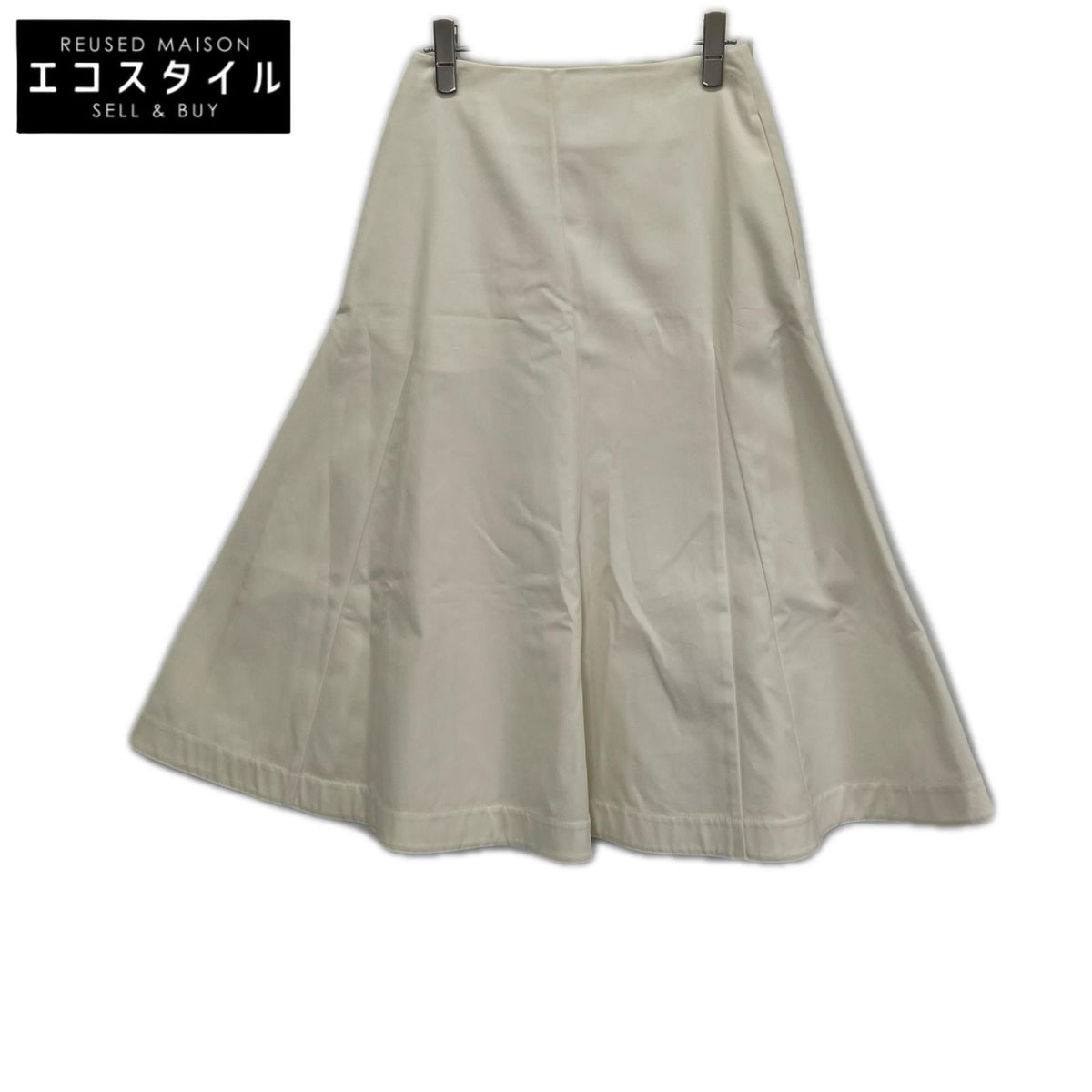 JILSANDER ジルサンダー 22SS SKJWNS0021 アイボリー コットン スカート スカート