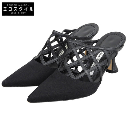 MANOLO BLAHNIK マノロブラニク 美品 ASALA サンダル シューズ レディース 黒 ブラック 35 シューズ