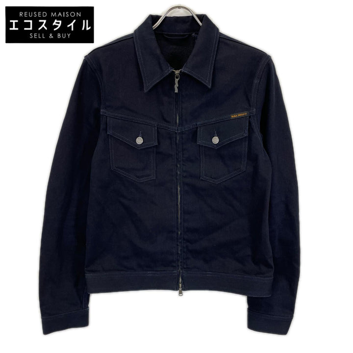 NudieJeans ヌーディージーンズ インディゴ ケニージップ ジップアップ デニムジャケット ジャケット