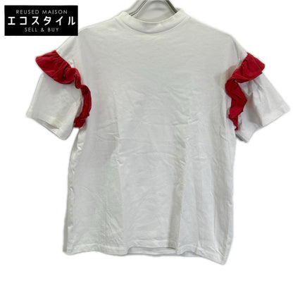 DESTREE デストレー ホワイト フリルスリーブ Tシャツ トップス