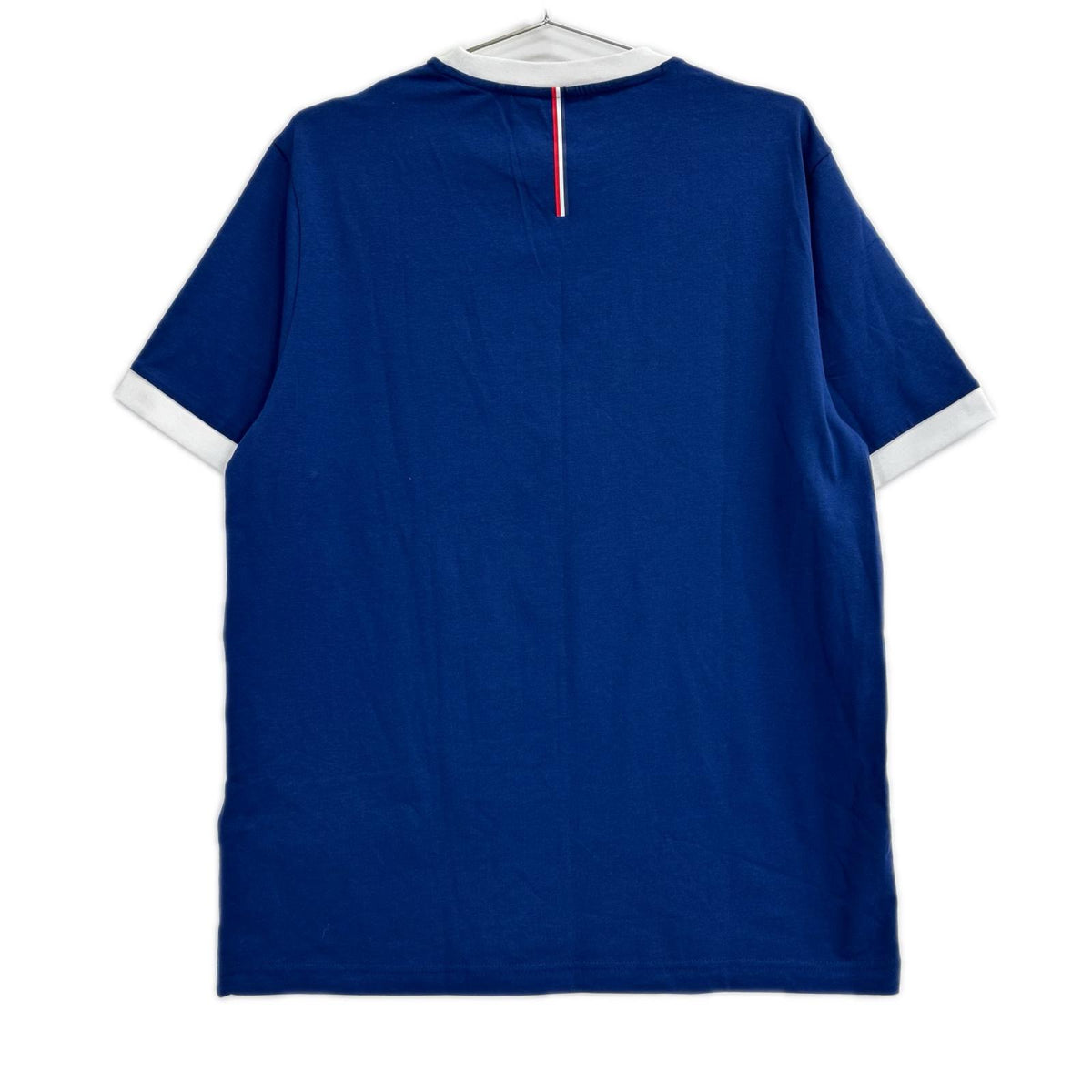 BOSS ボス ブルー コットン ストレッチ 国旗 アメリカカラー Tシャツ トップス