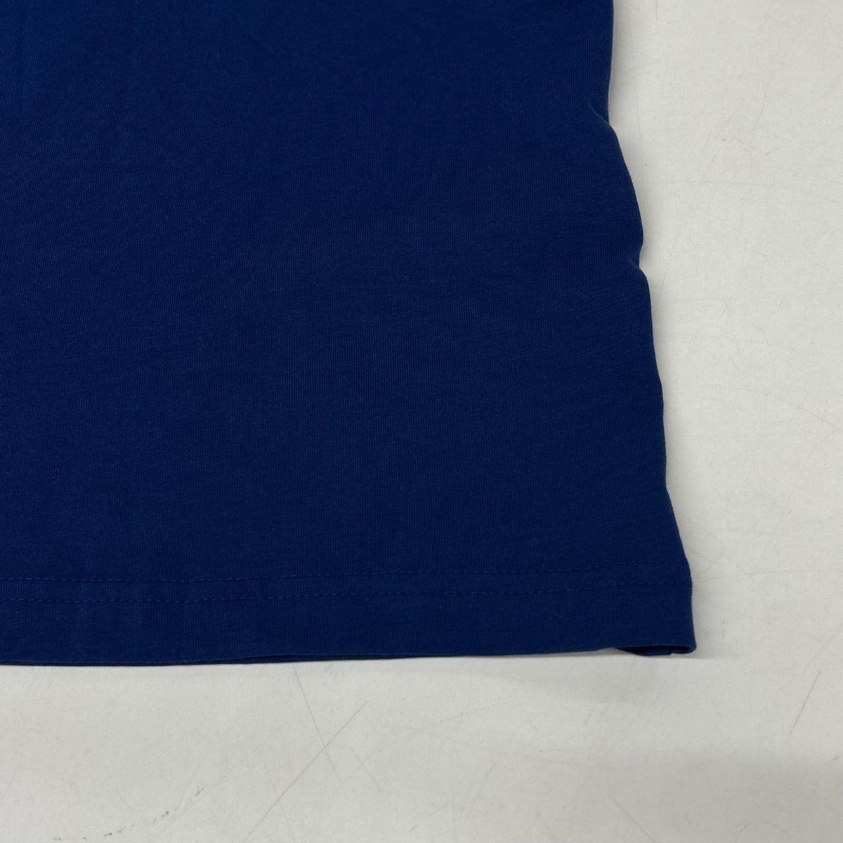 BOSS ボス ブルー コットン ストレッチ 国旗 アメリカカラー Tシャツ トップス