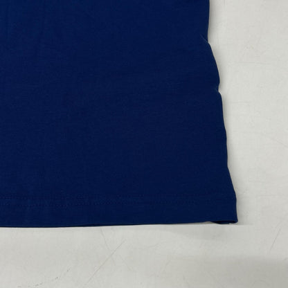 BOSS ボス ブルー コットン ストレッチ 国旗 アメリカカラー Tシャツ トップス