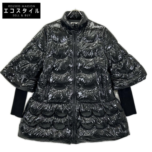 RED VALENTINO レッドヴァレンチノ 000004942201 ブラック 切り替えニットリブ ダウンジャケット ジャケット