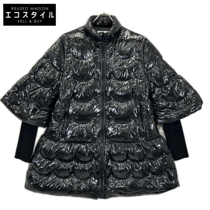 RED VALENTINO レッドヴァレンチノ 000004942201 ブラック 切り替えニットリブ ダウンジャケット ジャケット