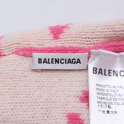 BALENCIAGA バレンシアガ 【美品/国内正規】633717 T1567 5621 ロゴ ウール ニット帽 帽子
