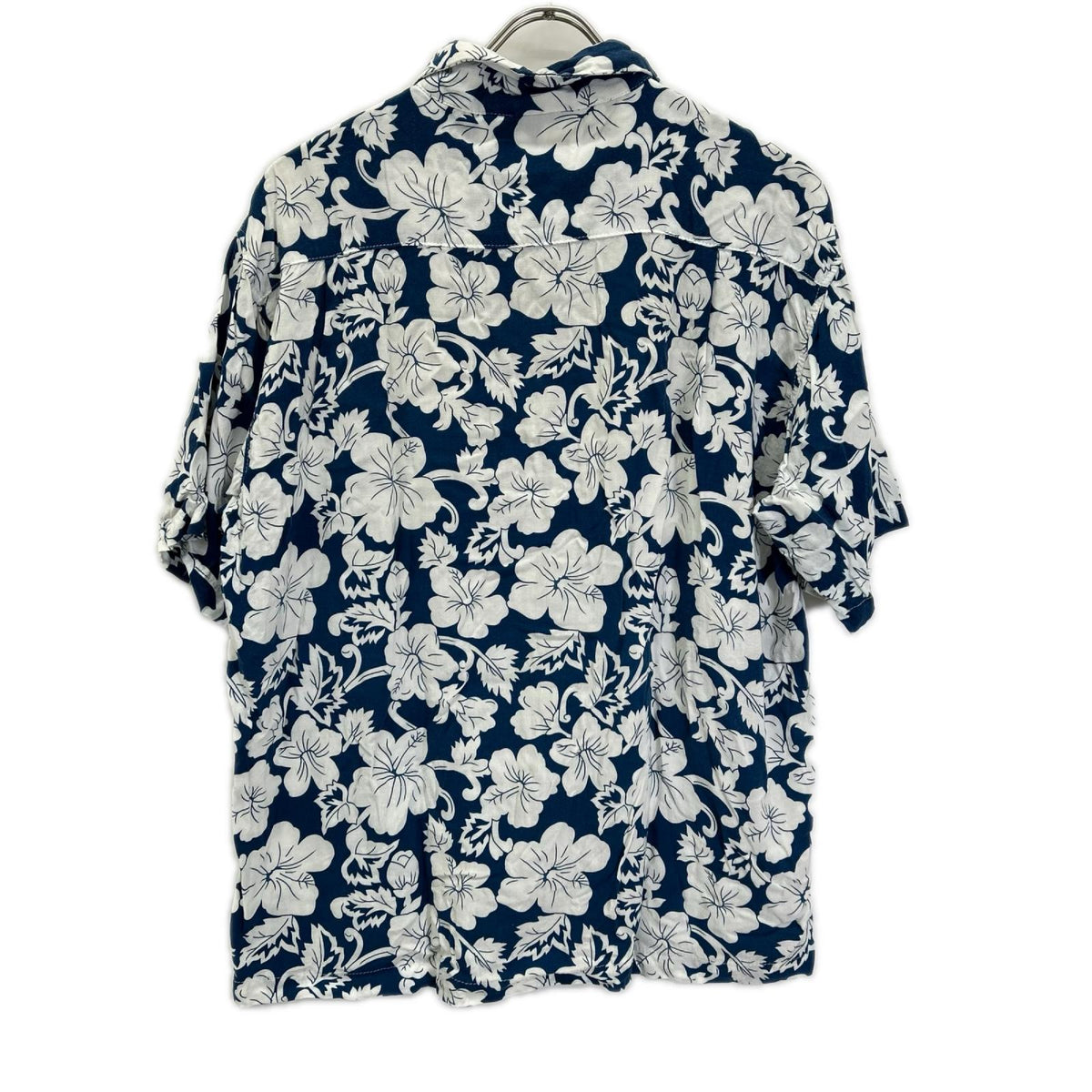 stussy ステューシー ホワイト×ブルー アロハシャツ トップス